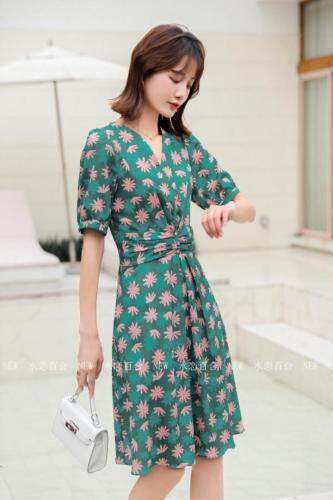 夏装新款，女装，水恋百合