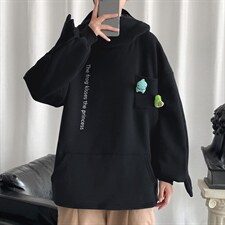 2021秋冬街头加绒卫衣男ins街头青蛙上衣外套潮流现货W180-P38，男装卫衣，星座512-4