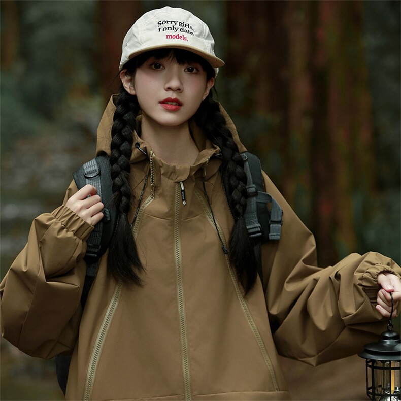 Cityboy情侣时尚连帽冲锋衣外套夹克团体班服,男装夹克,星座301D-5(原星座1415）