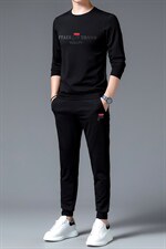 春秋季男士运动套装休闲健身跑步运动服中年高端两件套，男装休闲套装，电商B212（原钱塘6029）