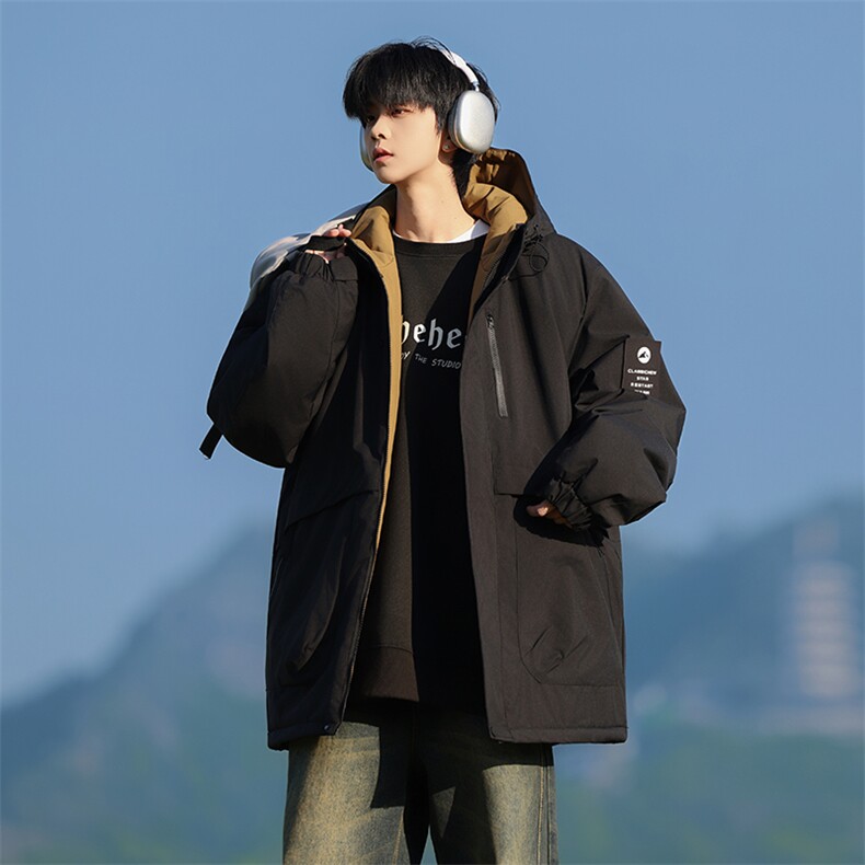M9566-P85冬季加厚户外冲锋衣连帽棉服石墨烯棉衣,男装夹克,星座109