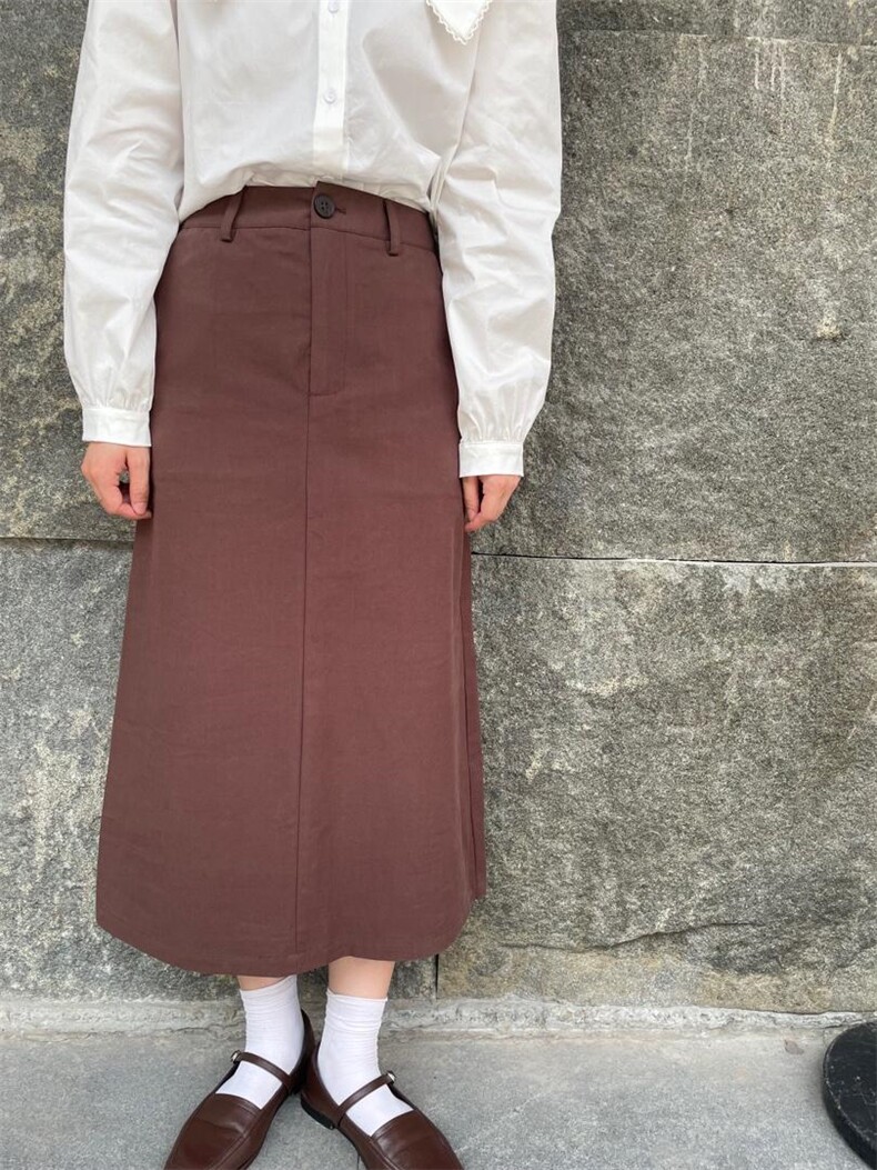 现货，秋季新款半裙，女装半身裙，YEAXIU(6F)