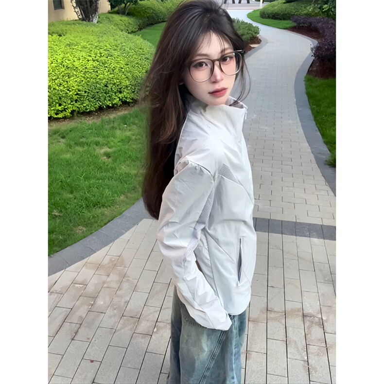 春夏款高品质冰感速干防晒服休闲户外运动外套透气弹力机能风夹克,男装防晒衣,电商A486