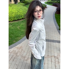 春夏款高品质冰感速干防晒服休闲户外运动外套透气弹力机能风夹克，男装防晒衣，电商A486