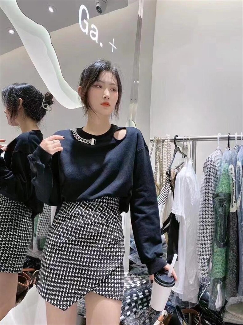 韩版卫衣，女装卫衣/绒衫，TANG.+