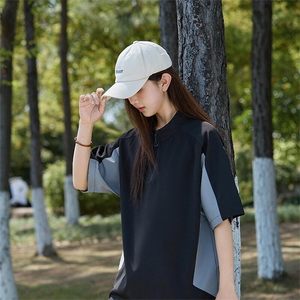 美式运动短袖T恤女士夏季2025新款潮流宽松上衣 A406 T6065 特P35图片