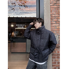 《自拍图》秋冬季立领棉衣外套ins潮牌宽松加厚棉袄棉服MK42-P95，男装棉衣，星座1109-3