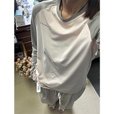 现货原版做法对色带防嗮凉感吊牌拼接速干长袖男女A696-P45，男装卫衣，星座1505