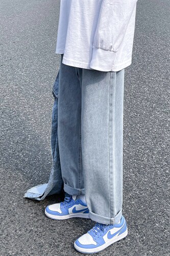 主推！四季新款牛仔裤宽松休闲男女长裤X715KZ012-P39控58，男装牛仔裤，星座715