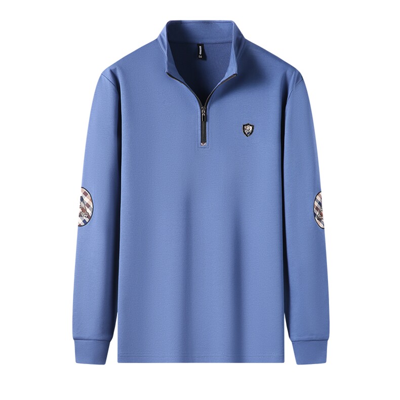 G99616男式秋季服装新款长袖T恤青年立领卫衣四季打底体恤P65,男装卫衣,电商B360