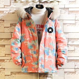 MC49008-P135日系潮衣男大码派克服男工装服外套袄砖墙