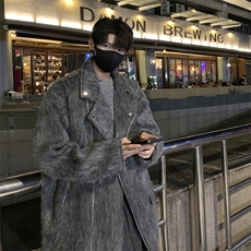 秋冬季短款毛呢大衣男韩系高级感痞帅炸街夹克外套812-F651-P118，男装夹克，星座812