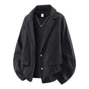 2026春季新款小西装英伦风休闲西装廓形外套JK2237-P75，男装西服套装，星座210-1