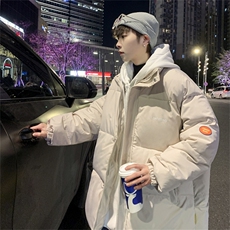 棉衣男冬季连帽棉袄外套2025年新款韩版潮流宽松ins潮牌面包棉服，男装棉衣，星座310B-1