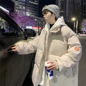 棉衣男冬季连帽棉袄外套2025年新款韩版潮流宽松ins潮牌面包棉服图片
