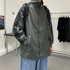 外套男春秋韩版潮百搭痞帅ins超火cec运动港风夹克复古W1047-P42，男装衬衫，星座512-2