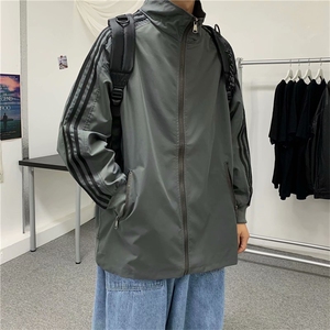 外套男春秋韩版潮百搭痞帅ins超火cec运动港风夹克复古 W1047-P42图片