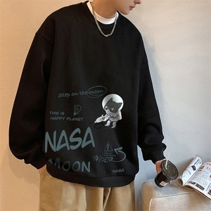 NASA联名同款圆领卫衣男大码加厚长袖t恤男2024春S6187-P28图片