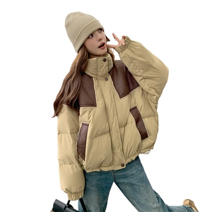 休闲轻薄羽绒服设计外套女冬季加厚时尚白鸭绒面包服6093P235P338图片