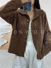 羊绒衫女春秋季新款宽松大码内搭上衣针织打底衫V领洋气套头毛衣，女装针织衫/毛衣，启东羊绒