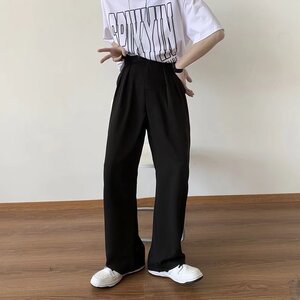 男春季休闲时尚潮流魔术贴西裤X216P38图片