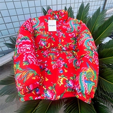 MY203男女休闲风东北大花加厚保暖防寒棉衣外套棉服棉袄团队，男装棉衣，星座115A(原星座507）