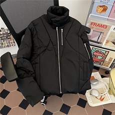 复古飞行员夹克衫男冬季美式宽松拉链设计感棒球服外套MF355-P89，男装夹克，星座412-3