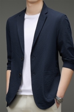 轻薄西装2022男款休闲西服外套中年春秋新款轻熟风商务小西装上衣，男装西服，钱塘6003A(原)4033A