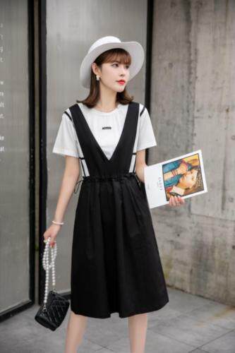 假两件连衣裙，女装连衣裙，艾依佳人