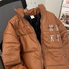2024冬季立领加厚面包服新款美式潮棒球服刺绣棉衣男W8043-P82，男装棉衣，星座512-4