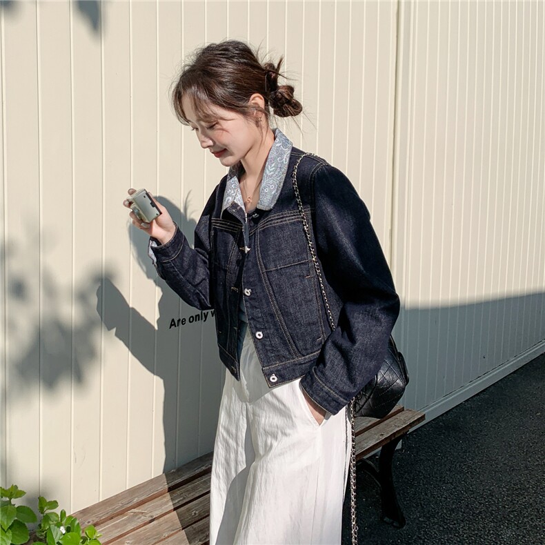 2026春装新款牛仔外套2C092-2611-P155-K248,女装短外套,2C092