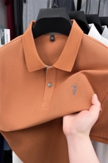 夏季纯棉短袖刺绣翻领POLO衫男T恤潮流品质上衣体恤男装，男装Polo衫，钱塘6003（原4033）
