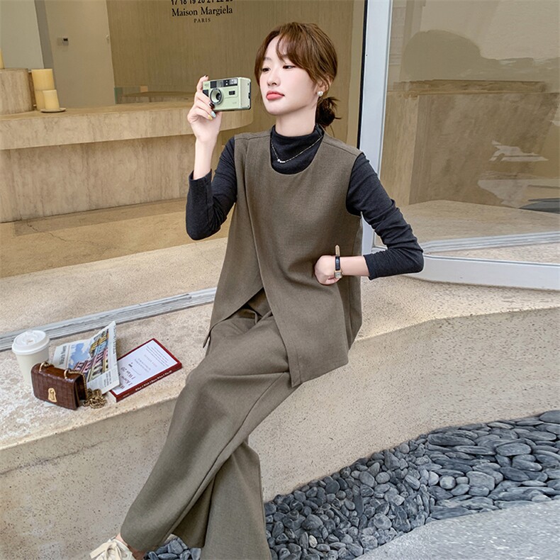 新款主推三件套套装配腰带9885-P195-K268,女装套装/套裙,2C129