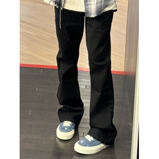 cleanfit水洗微喇牛仔裤男春秋季美式潮牌vibe修身显瘦休闲长裤子，男装牛仔裤，星座1007（原301D）