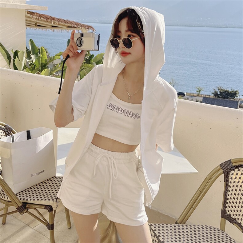 现货2022年夏季新品三件套套装,女装套装/套裙,菡迪欧娜