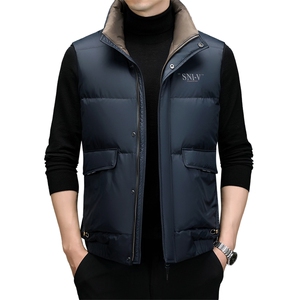 DF89499钱塘2020-2冬季商务厚款百搭休闲中年男士背心羽绒服P195图片