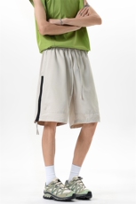 XZ602-DK8096-P35现货直播品质拉链可打开速干冰丝短裤学生五分裤，男装牛仔裤，星座602