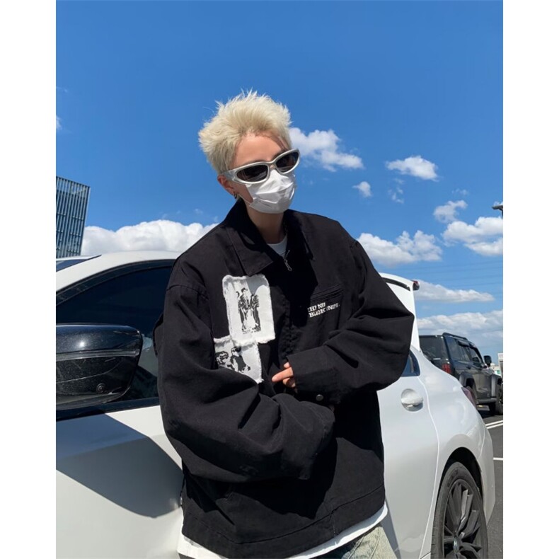 秋季新款美式复古夹克水洗外套W9325P88,男装夹克,星座1116-2