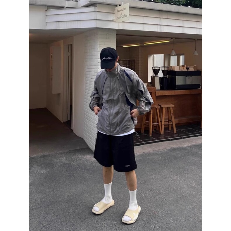 情侣休闲运动防晒衣夏季2025新款日系防晒冲锋薄外套A3377-P47,男装防晒衣,星座208-5