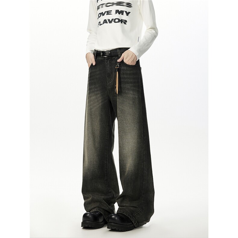 C315-5030特P现货高质量复古美式洗水直筒牛仔裤(特P48X89)4,男装牛仔裤,电商C315