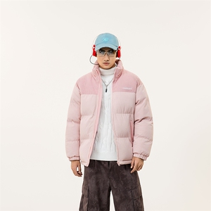 现货新款潮牌棉袄外套玉米格加厚棉衣面包服 A436-0899-P80图片