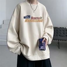 麂皮绒卫衣男大码重磅长袖t恤男JW81384-P35，男装卫衣，电商A040