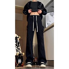 高品质B221美式ins高街暗黑宽松工装牛仔裤LK24340-P65控88，男装牛仔裤，电商B221