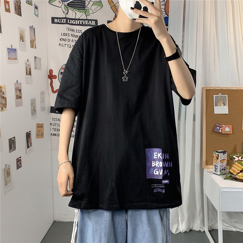1图案已注册港风日系休闲情侣大码5XL风短袖T恤7006特P18控39,男装T恤,星座226-2