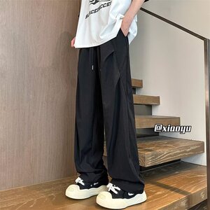 美式冲锋裤子男速干伞兵裤潮牌痞帅宽松直筒休闲长裤K6715-P33图片