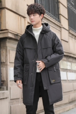（）可二开连帽重工艺纯色工装户外情侣白鸭绒羽绒服男，男装羽绒服，星座301D-5(原星座1415）