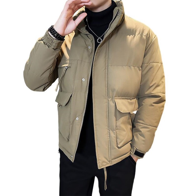 冬季工装潮流加厚韩版棉衣外套棉服小伙店主风MY923特P75,男装棉衣,星座301B-1