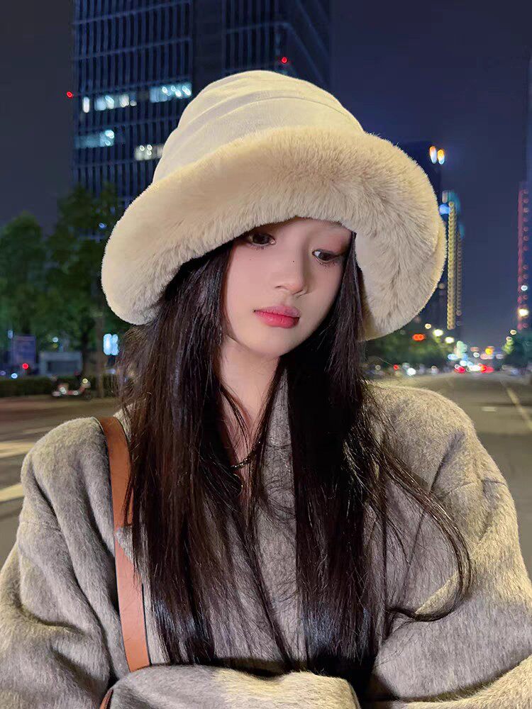 2025年秋季女时尚蒙古保暖渔夫帽时尚百搭，帽子，湘姗