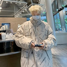 运动双面穿棉衣男女款冬季加厚保暖棉袄潮牌情侣面包棉服MW132，男装棉衣，星座1116A-1（原606A）