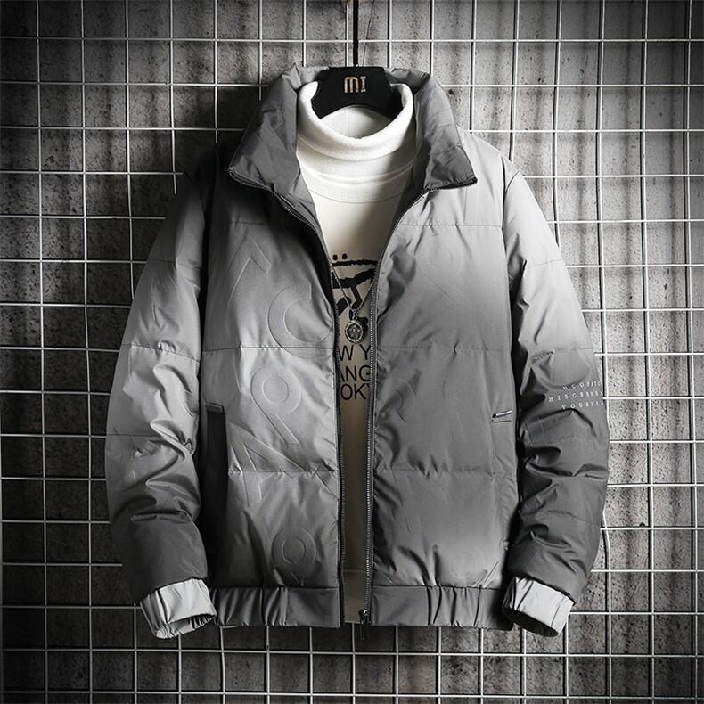 冬季短款羽绒服男渐变保暖外套80%白鸭绒A313-Y9910-P175控价268,男装羽绒服,电商A313